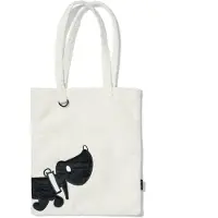 HEMA Takkie schoudertas 42x36cm teddy wit