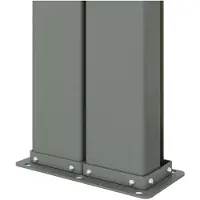 vidaXL Windscherm uittrekbaar 220x1000 cm rood