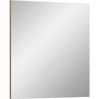 Ebuy24 Garderobespiegel Scout - Evoke Oak - 90x87x2 Cm - Frameloos - - Wandspiegels - Bruin - Spaanplaat