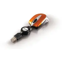 Verbatim Mini Reisbedrade Muis - Optisch - 2 Knoppen - PC - Oranje