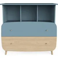 CALICOSY Commode Firmiana | 96 x 55,7 x 82,8 cm | Blauw