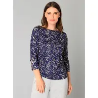 Yest Bryn Tops Dark Navy/Multi Colo