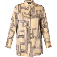 Yest Bibiana Tops Dark Sand/Dark Navy