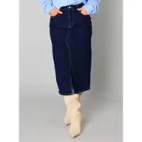 Yest Barbara Bottoms Dark Blue Denim