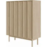 Selsey Ladekast hoog Orso | spaanplaat naturel 100x124x40 cm ladekasten | NADUVI
