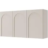 Selsey Ladekast Archie 3-deurs | Design spaanplaat beige 150x81x35 cm ladekasten | NADUVI