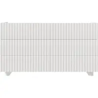 Selsey Ladekast Cassidy 6 lades | mdf wit 147x84x38.8 cm ladekasten | NADUVI
