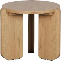 Selsey Preffines S – Salontafel, Ø 50 cm, eikenhoutlook
