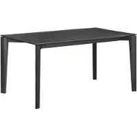 Selsey Loomens – Eettafel 150 x 90 cm, zwarte eikenlook
