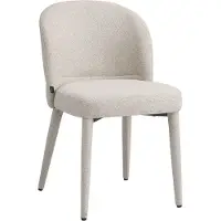 Selsey Coases – Eetkamerstoel met bouclé bekleding, Beige