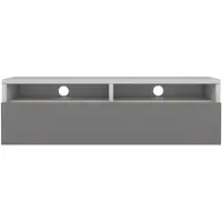 Selsey TV-meubel Mathias met verlichting | Design mdf wit 100x30x31 cm tv-meubels | NADUVI