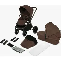 Lionelo Mika Plus - Kinderwagen 2in1 - XXL SET - Veelzijdig en jaarrond - Grote wielen - tot 22kg - Bediening met een hand - Voor alle soorten terrein - Accessoireset