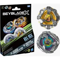 Beyblade X Calibur Samurai 6-70M BX en Obsidian Shell 3-85S BX Duopack-set