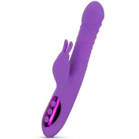 Teazers – Stotende, Verwarmende Rabbit Vibrator – Paars