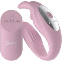 Teazers – Bunny Couple Vibrator met afstandsbediening – Roze