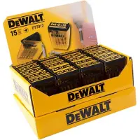 Dewalt Accessoires Schroefbitdisplay 20 cassettes DT7912-QZ inhoud 15 stuks Pz2 (lengte 50mm) - DP73-QZ