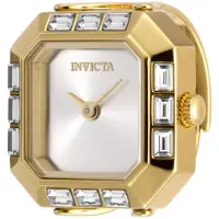 Invicta Mini 49587 Dames Horloge - Quartz Uurwerk - Roestvrij Staal met zilveren Wijzerplaat - 21mm