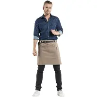 Chaud Devant 852 Apron Forene Mud Denim