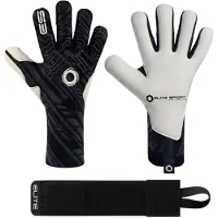 Elite Sport T1B Knit Keepershandschoenen Zwart Wit