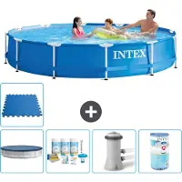 Intex Framezwembad, rond - 366x76 cm - 6-delig, model S31546