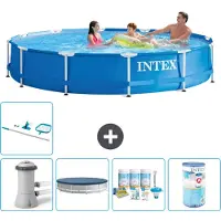 Intex Framezwembad, rond - 366x76 cm - 6-delig, model S31715