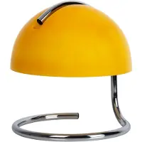 Näve Tafellamp Burano, geel / oranje, Woon-/ Eetkamer, Glas, Vintage, Tafellamp