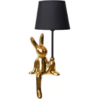 Näve Tafellamp Helge, messing / goud, Woon-/ Eetkamer, Keramiek, Tafellamp