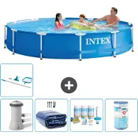 Intex Framezwembad, rond - 366x76 cm - 6-delig, model S31716