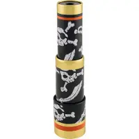 Goki Telescoop Piraten Junior 25 Cm Staal Zwart/goud