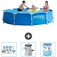 Intex Framezwembad, rond - 305x76 cm - 4-delig, model S31470