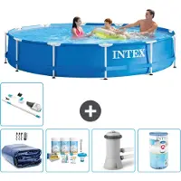 Intex Framezwembad, rond - 366x76 cm - 6-delig, model S31556