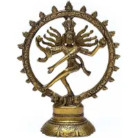 Bahadra naturals Shiva Nataraj messing (20cm)