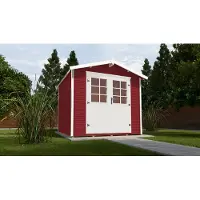 Weka Tuinhuis 218 - Rood - 241x205cm