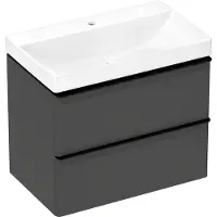 Hansgrohe Xelu Q - Wastafel 80x48 cm, zonder overloop, met kraangat, SmartClean, wit 61020450