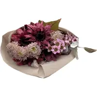Buitengewoon Boet Boeket gedroogde kunstbloemen bordeaux
