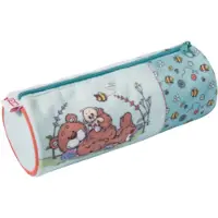 Nici pennenetui Classic Bear junior 20 x 8 cm polyester blauw
