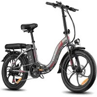 Longer F20 Opvouwbare Elektrische Fiets – 20" Vetbanden, 36V 18Ah Accu, 120km Bereik, 7-Speed Shimano, Dubbel Geveerd