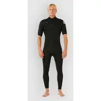 Rip Curl Dawn Patrol 22 2 Mm Korte Mouwen Neopreen Pak Rits Op De Borst