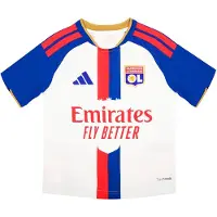 Adidas Olympique De Lyon 26/27 Jersey Home Junior Short Sleeve T-shirt Wit 11-12 Years Kinderen