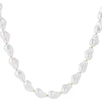 Cala Rose Ketting parelwit