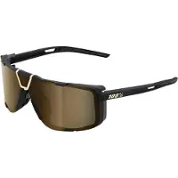 100% Eastcraft Soft Tact Black Soft Gold Mirror Hiper Lens Zonnebril