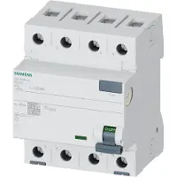 Siemens Aardlekschakelaar 40 A 0.03 A 400 V Siemens 5SV33443