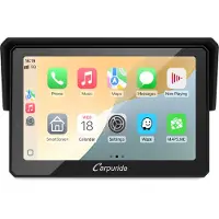 Carpuride W502BS - 5 Inch - BM motor CarPlay-scherm - Native Wonder Wheel - draadloze CarPlay en Android Auto - gegevensuitlezing