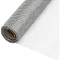 vidaXL Gaas 112x1000 cm roestvrij staal zilverkleurig