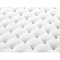 Vente-unique Set 140 x 190 cm bedbodem met opbergruimte wit + matras met 5-zone pocketveren geheugenschuim en anti-bedwantsenstof dikte 24 cm - VIREVO van NATUREA