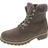 Panama jack Laarzen 'Stiefeletten/Boot Damen Panama 03 Igloo B20 Nubukleder in grau' grijs