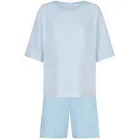 Mey Korte pyjama Serie Simple Stripes Alice Blue | Maat 48