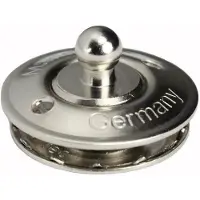OEM Bootonderdelen 15 stuks LOXX onderste deel knoop voor stoffen groot 20 mm - vernikkeld messing