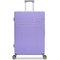 Bhppy Reiskoffer groot 76x51x28 cm - Koffer met wielen - TSA slot - 86L - Signature koffer Bright Lavender