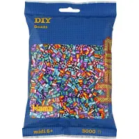 Hama strijkkralenmix - gestreept (201-90), 3000st.